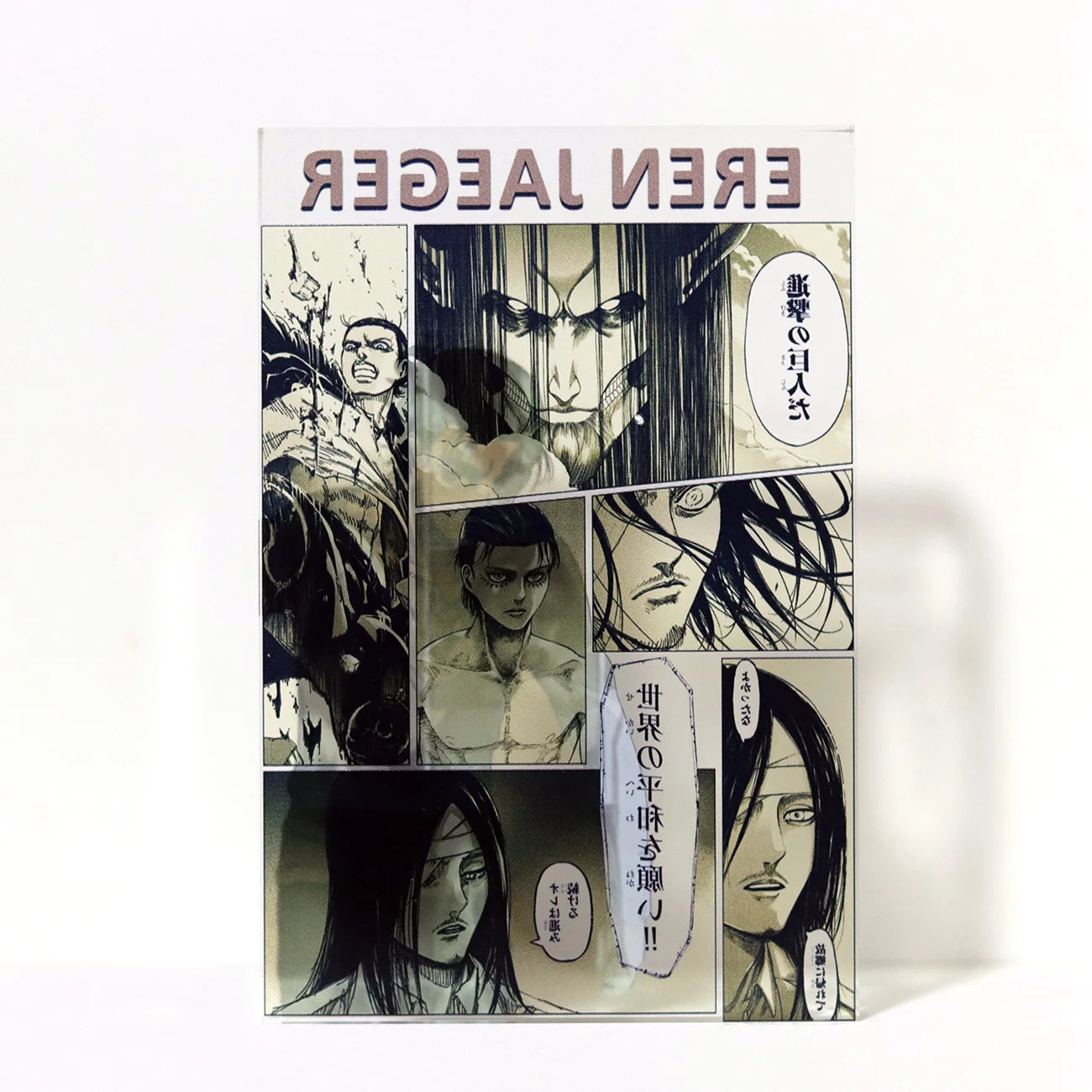 AniPanel Manga Art- Attack on Titan: Eren Yeager anime gift