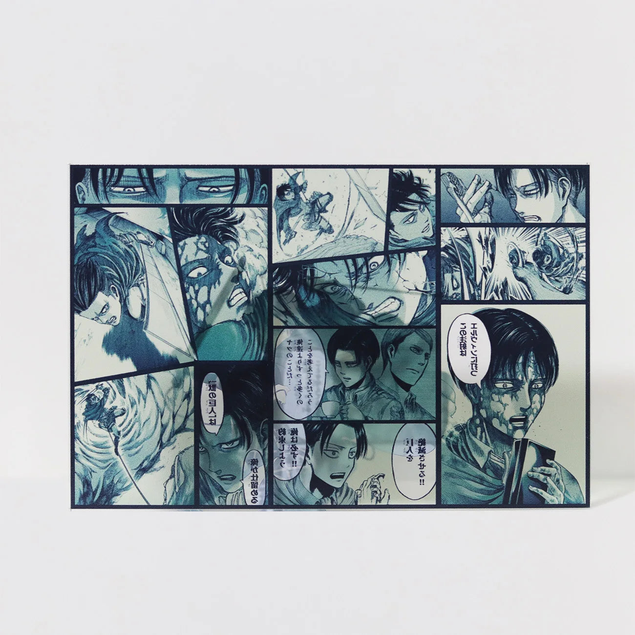 AniPanel Manga Art- Attack on Titan: Levi Ackerman anime gift