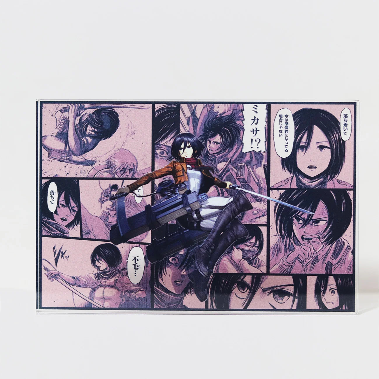 AniPanel Manga Art- Attack on Titan: Mikasa Ackerman anime gift