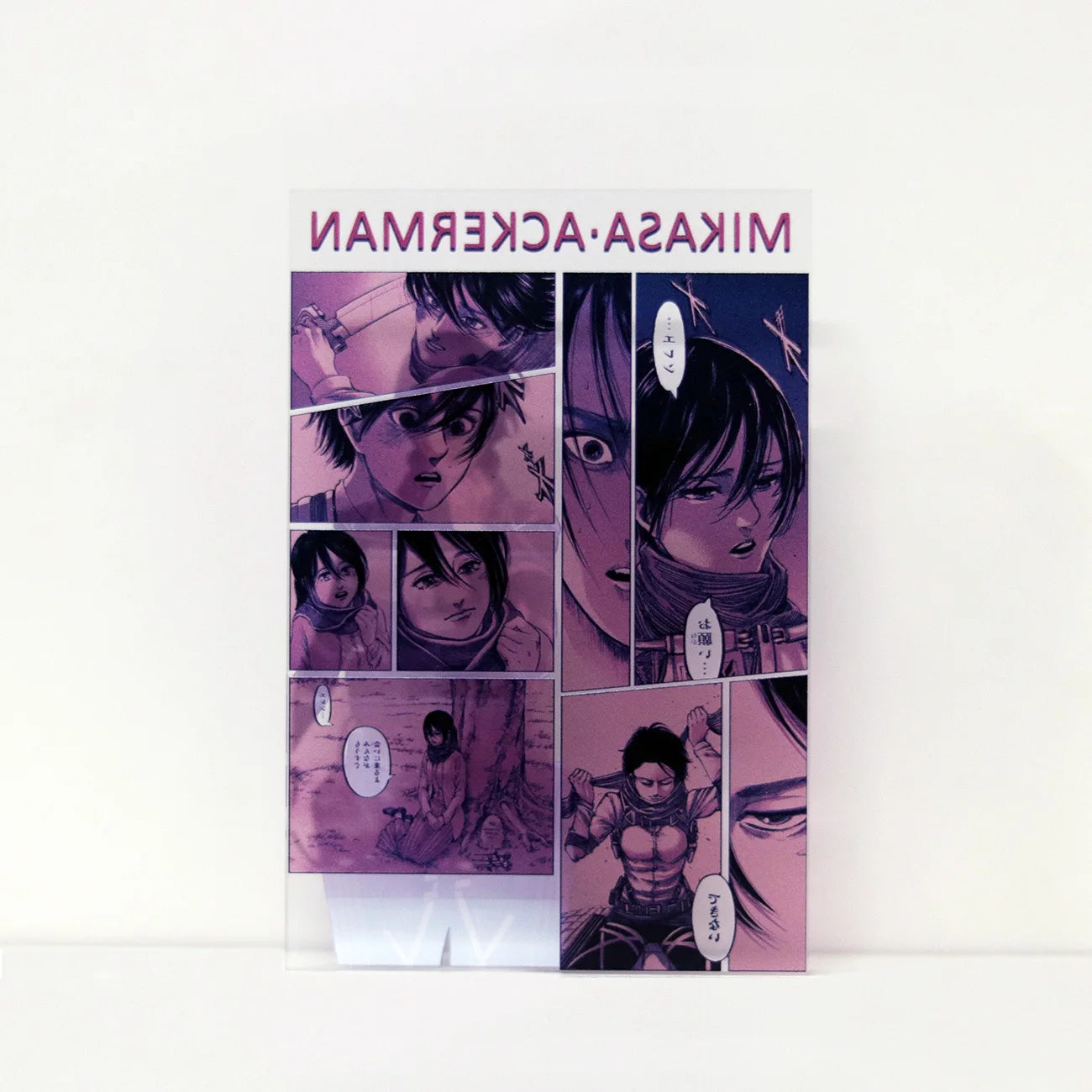 AniPanel Manga Art- Attack on Titan: Mikasa Ackerman anime gift