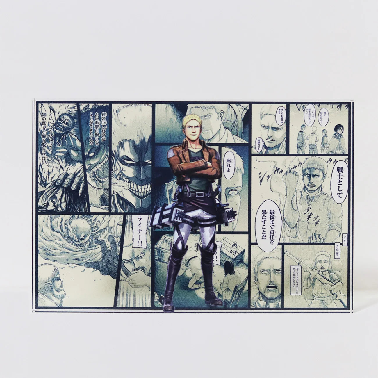 AniPanel Manga Art- Attack on Titan: Reiner Braun anime gift