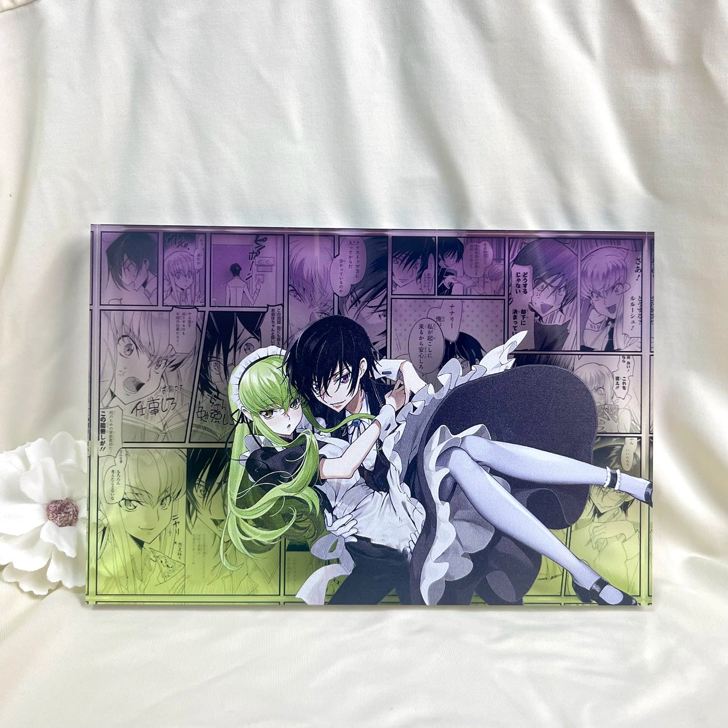 AniPanel Manga Art- Code Geass: C.C & Lelouch anime gift