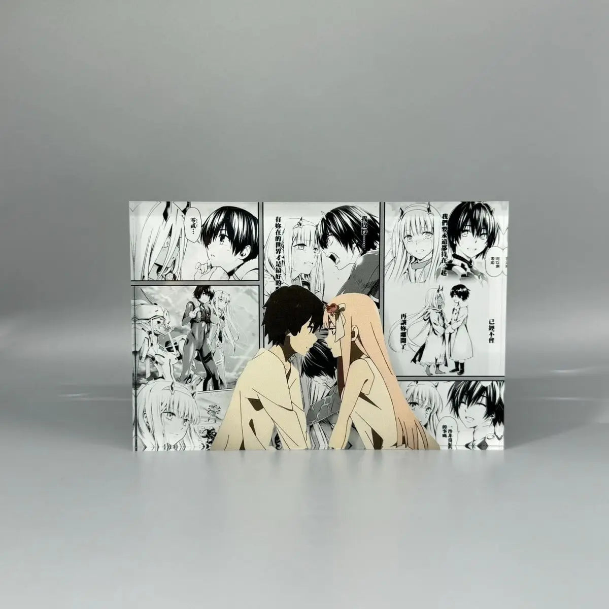 AniPanel Manga Art- Darling in The Franxx: Hiro & Zero Two anime gift
