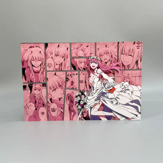 AniPanel Manga Art- Darling in The Franxx: Zero Two anime gift