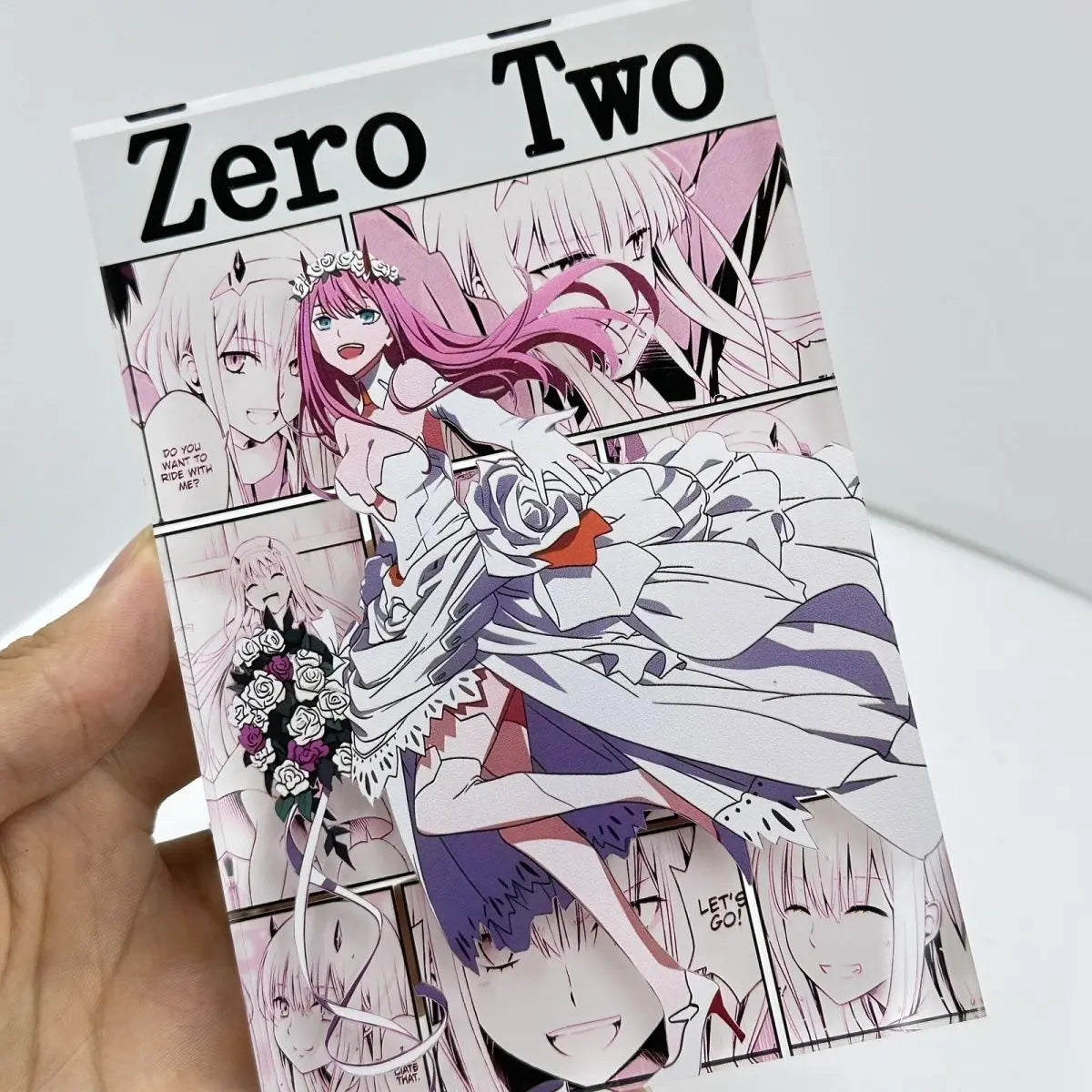 AniPanel Manga Art- Darling in The Franxx: Zero Two anime gift