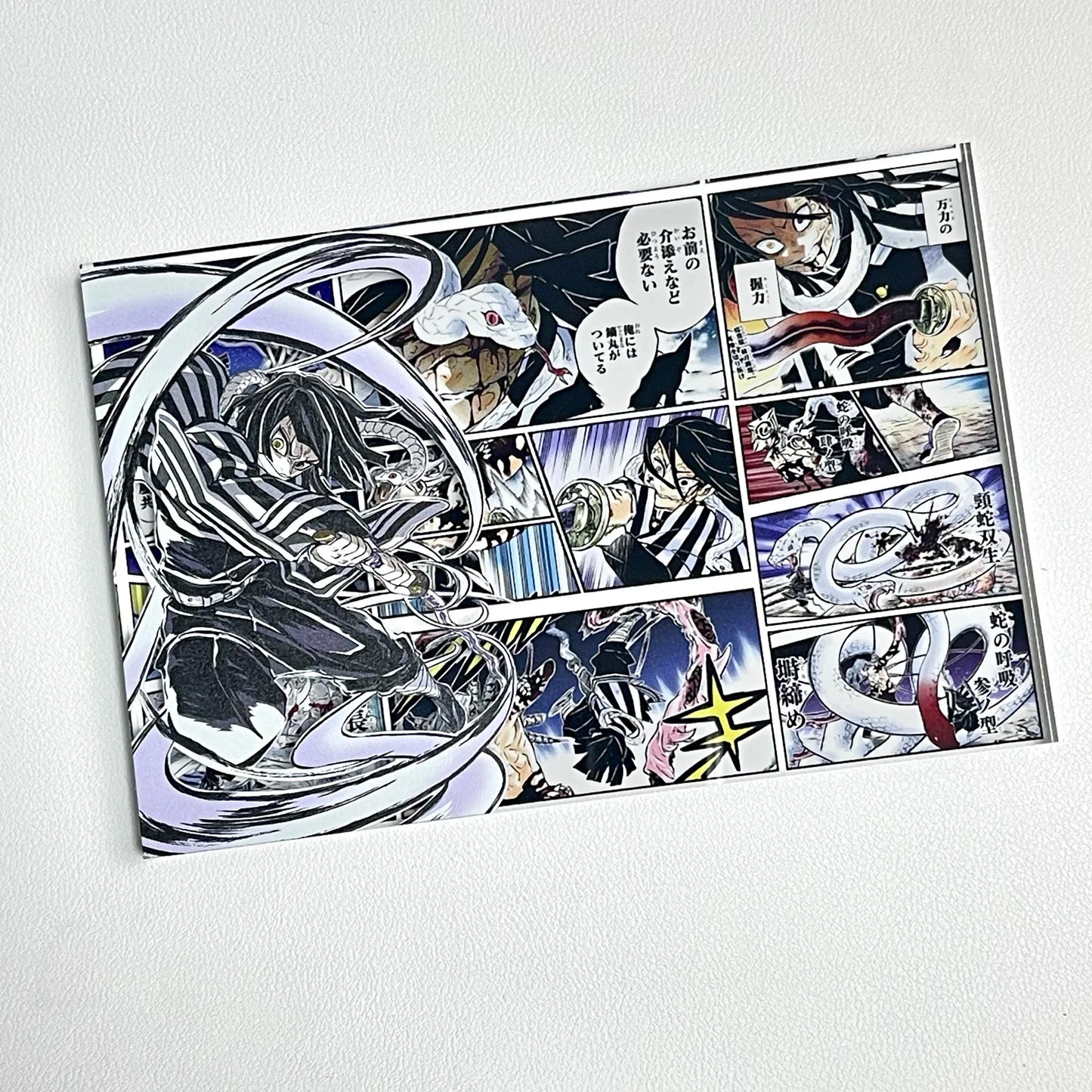 AniPanel Manga Art - Demon Slayer: Obanai Iguro anime gift