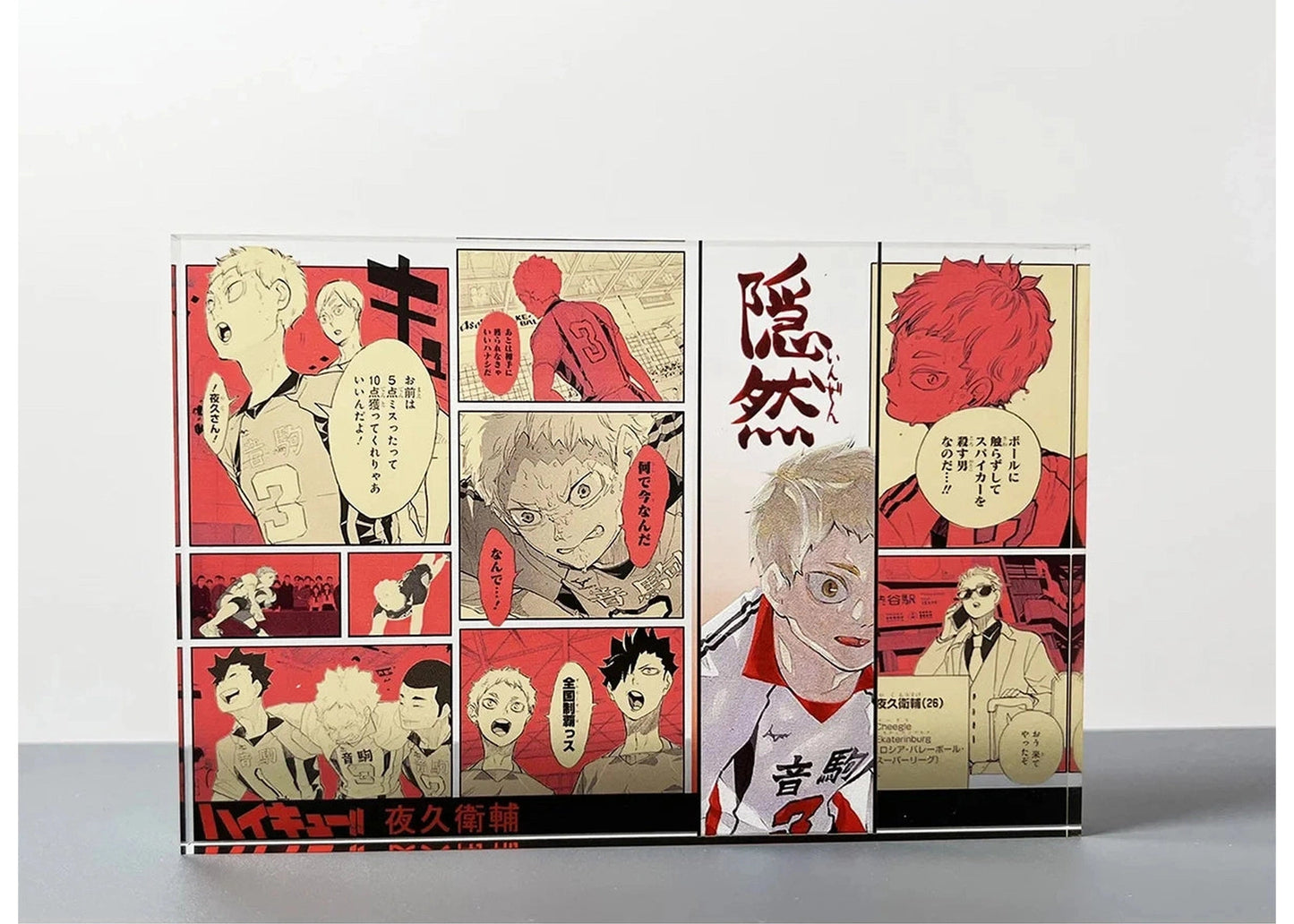 AniPanel Manga Art - Haikyuu!!: Yaku Morisuke anime gift