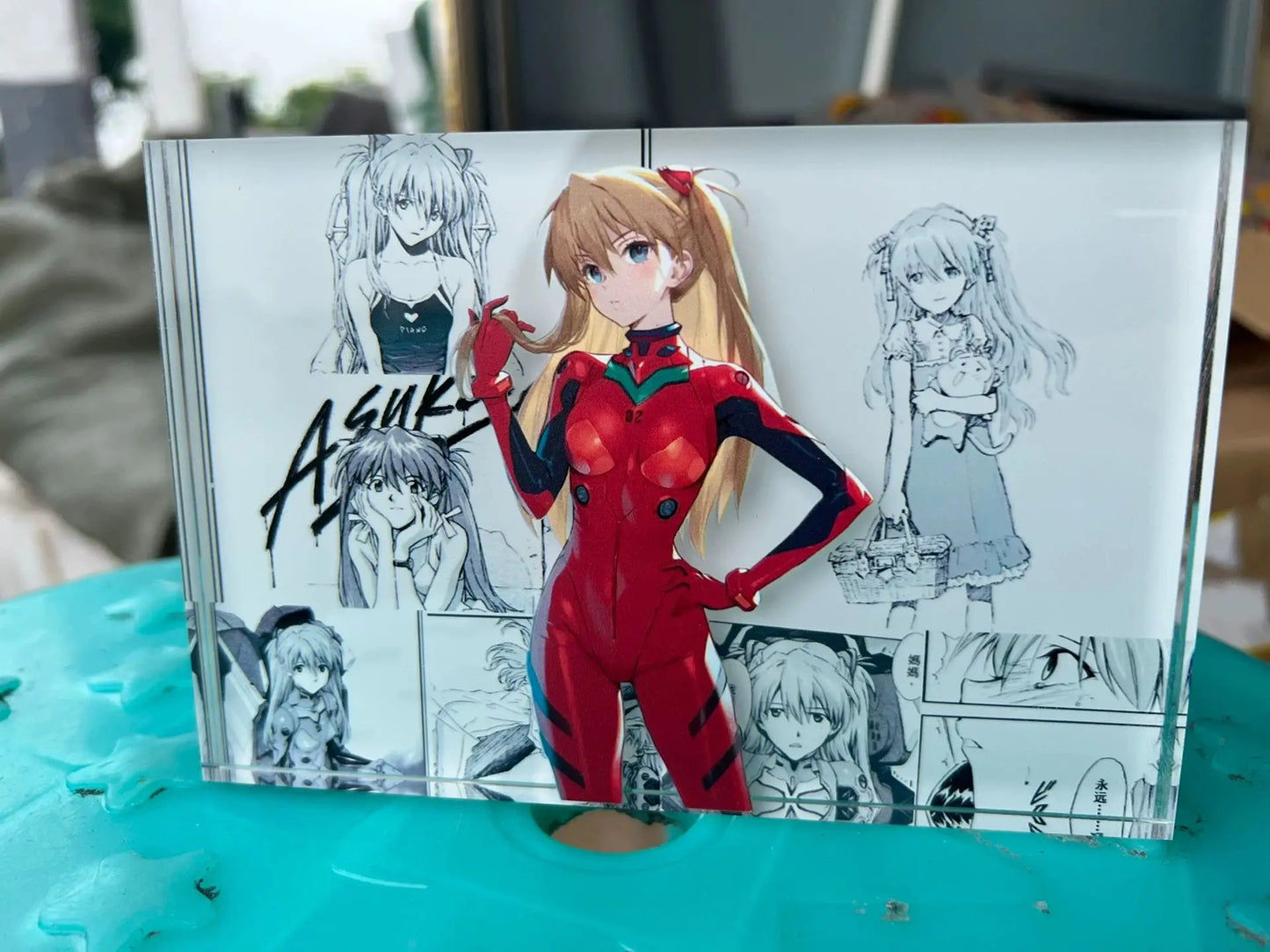 AniPanel Manga Art- Neon Genesis Evangelion: Asuka Langley Soryu anime gift