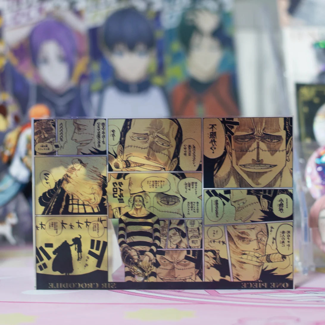 AniPanel Manga Art - One Piece: Crocodile anime gift