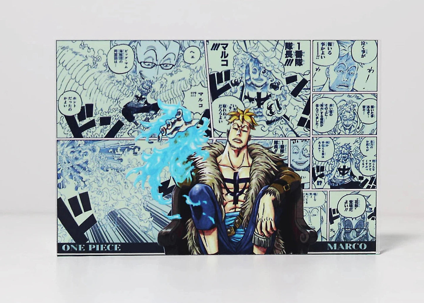 AniPanel Manga Art - One Piece: Marco anime gift