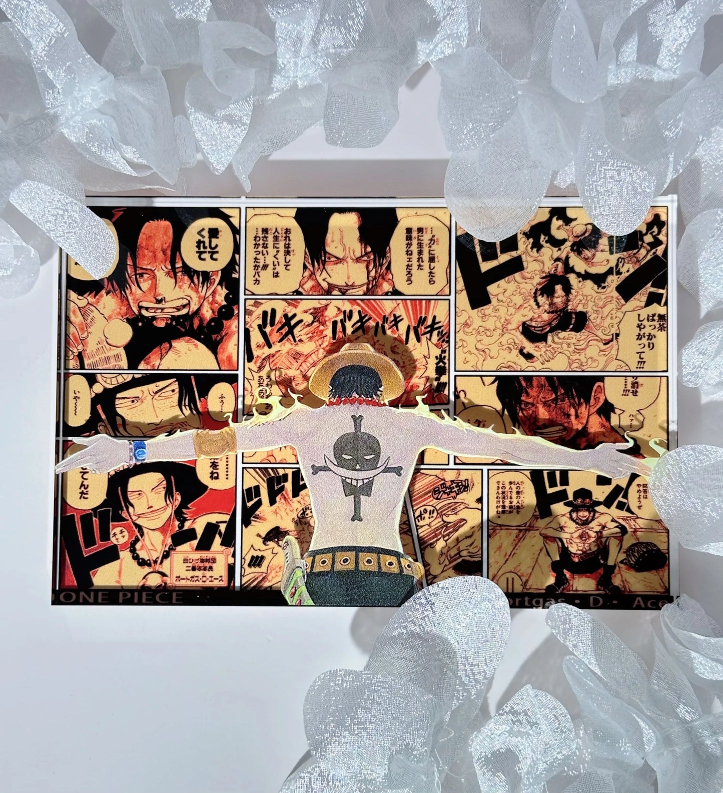 AniPanel Manga Art- One Piece: Portgas D. Ace anime gift