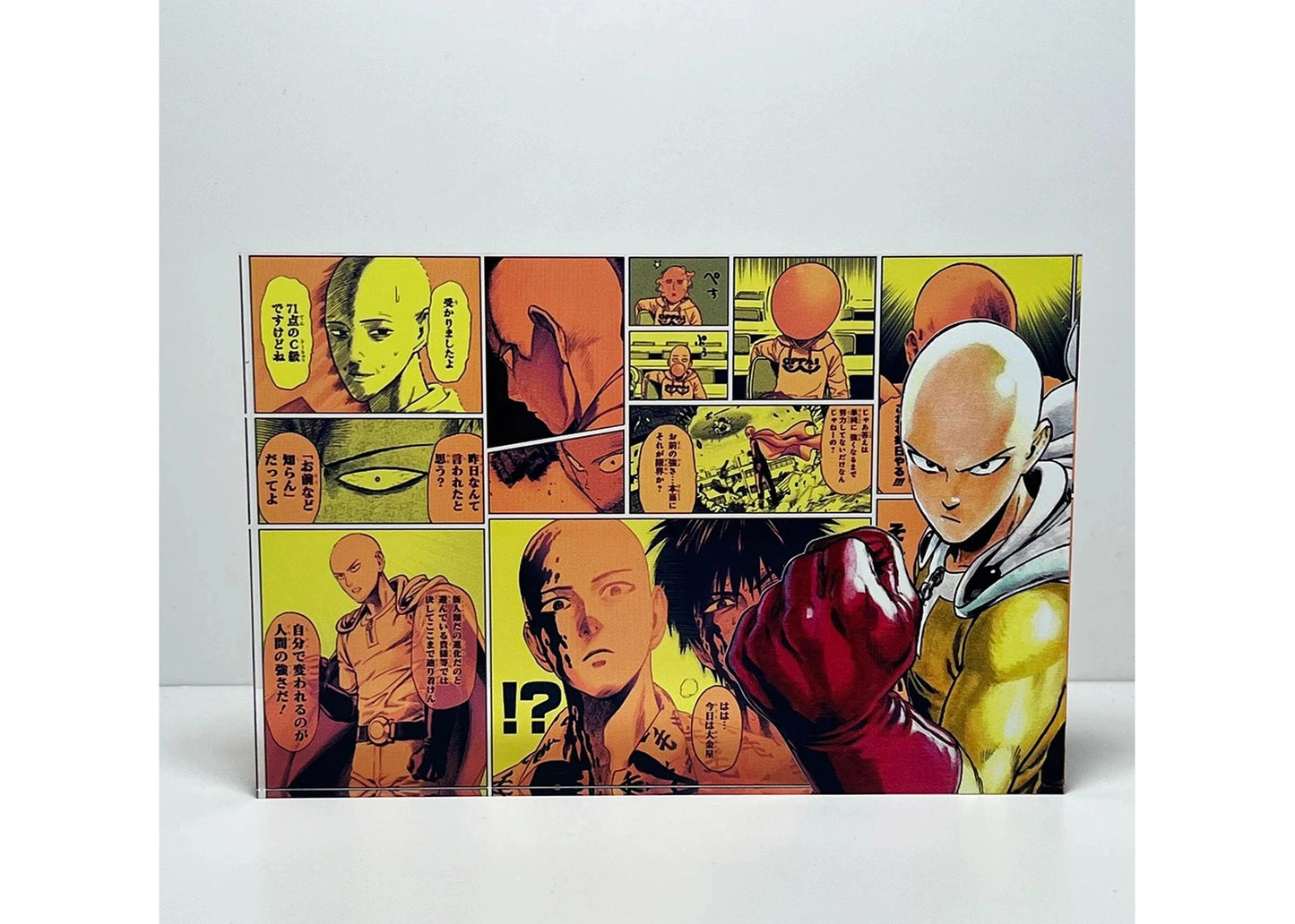 AniPanel Manga Art - One Punch Man: Saitama anime gift