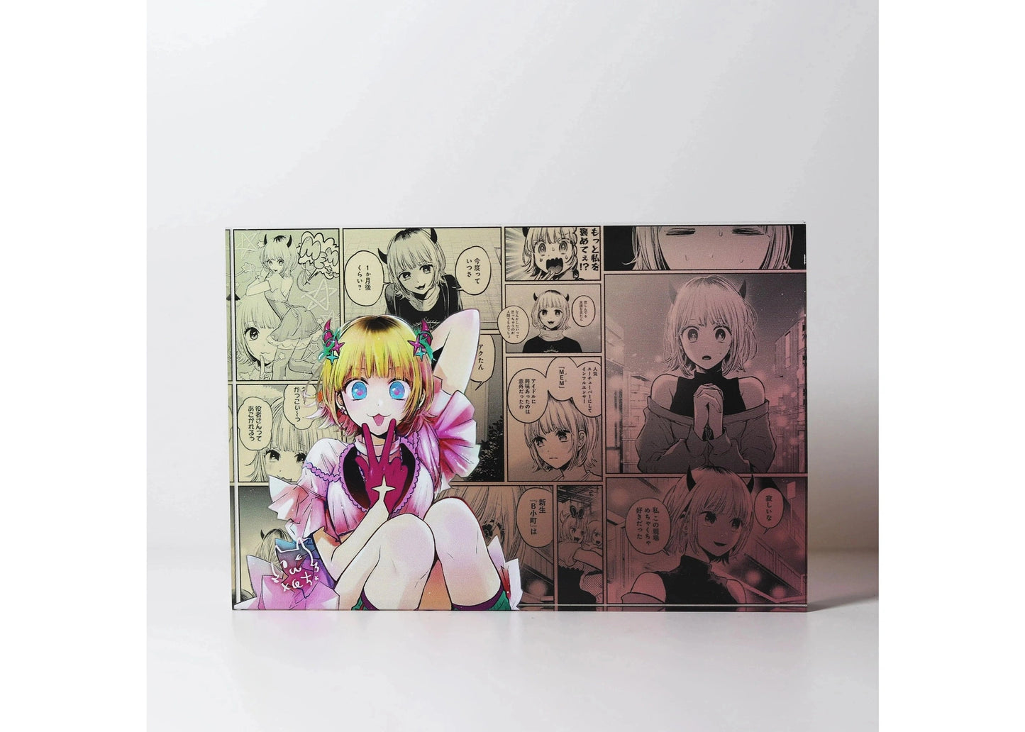 AniPanel Manga Art - Oshi no Ko Acrylic Prism: Mem Cho anime gift