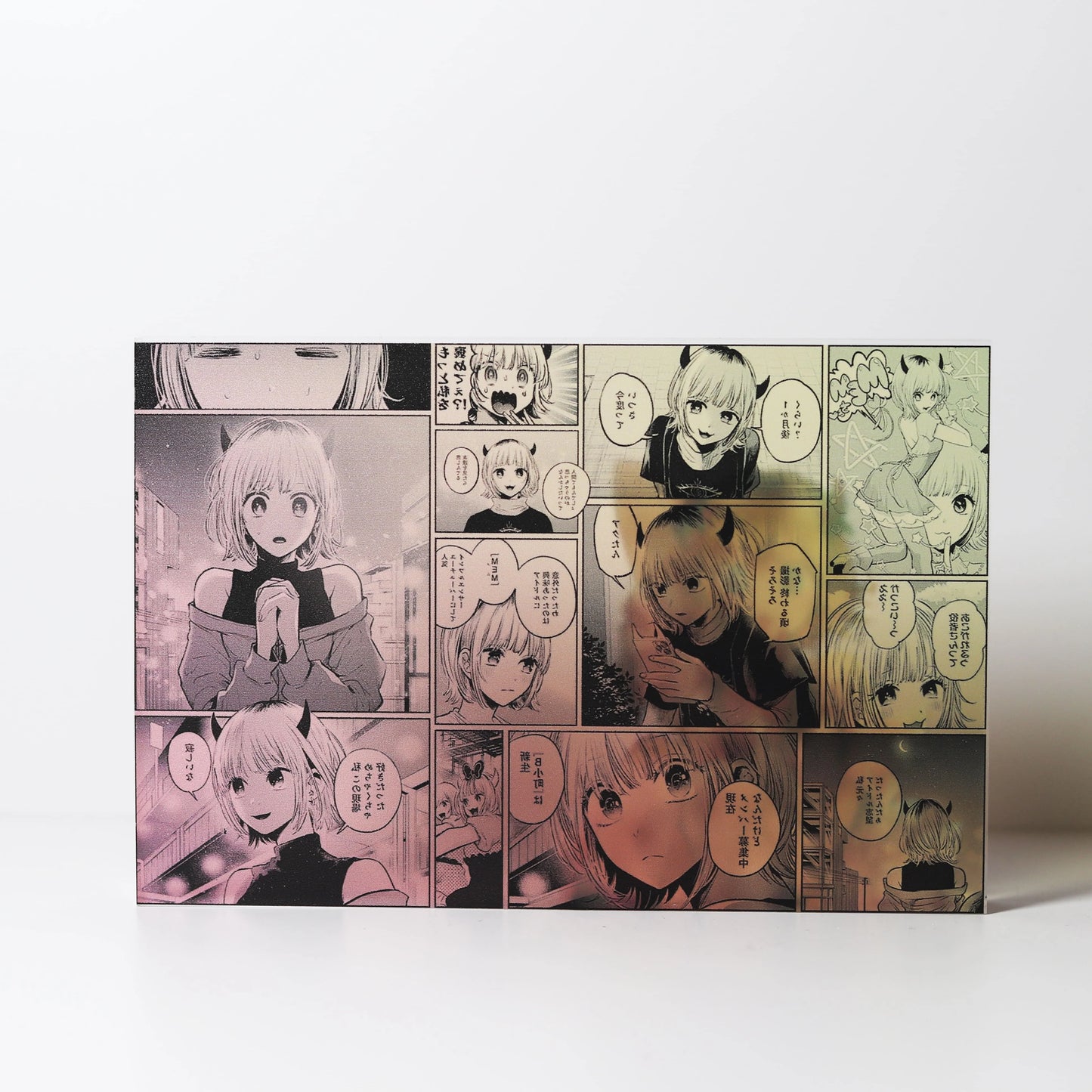 AniPanel Manga Art - Oshi no Ko Acrylic Prism: Mem Cho anime gift