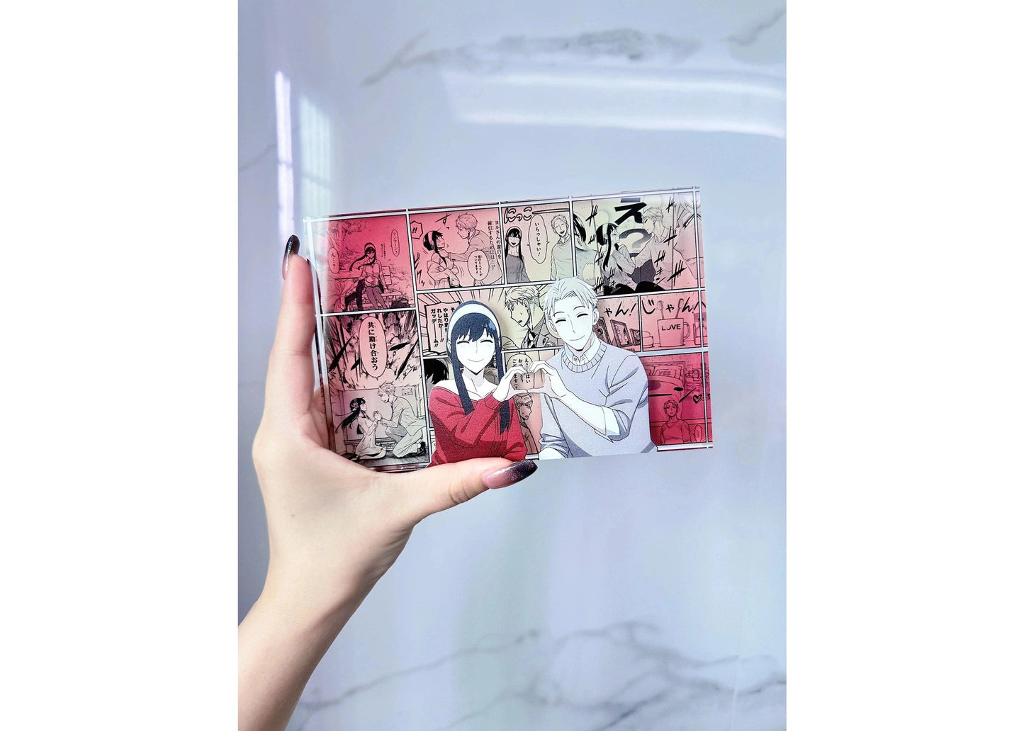 AniPanel Manga Art - Spy x Family: Yor Forger & Loid Forger anime gift