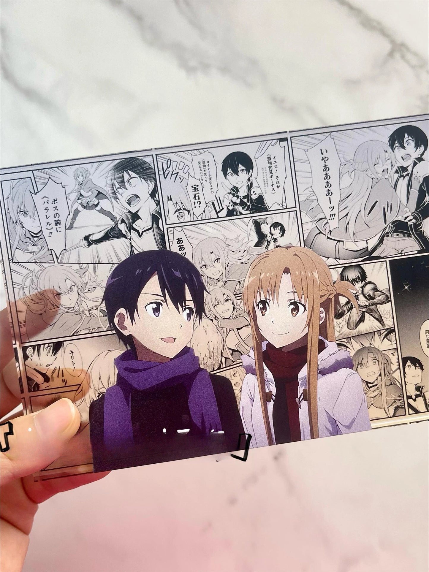 AniPanel Manga Art- Sword Art Online: Asuna & Kirito anime gift