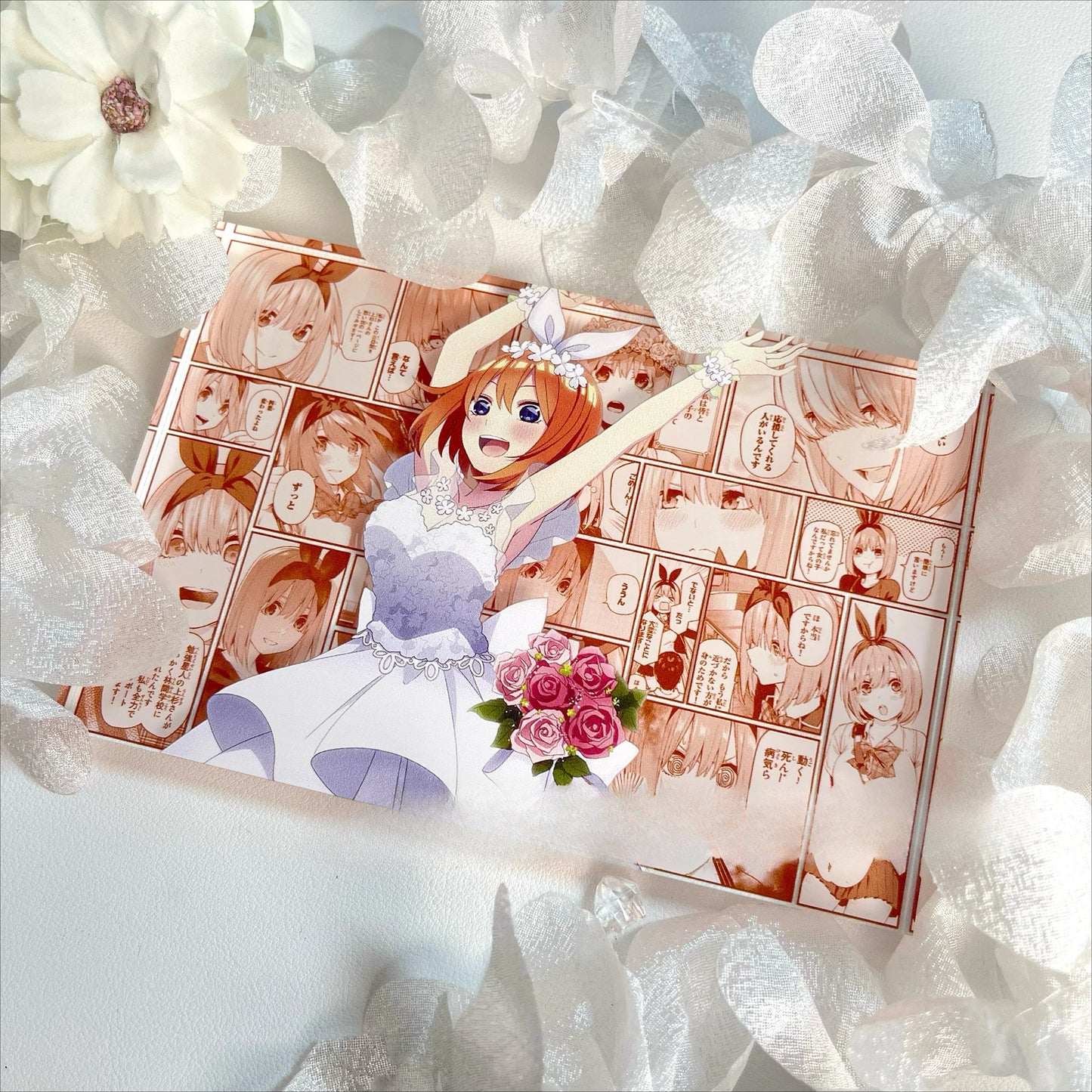 AniPanel Manga Art- The Quintessential Quintuplets: Yotsuba Nakano anime gift