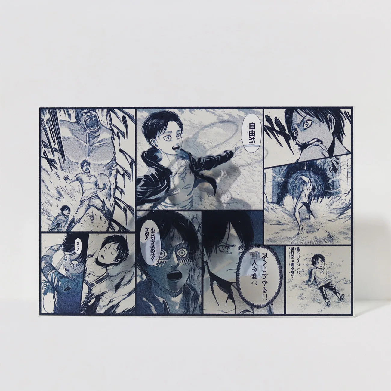 AniPanel Manga Art- Attack on Titan: Eren Yeager anime gift
