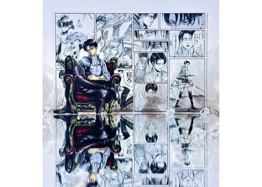 A Cool Anime Gift, AniPanel Manga Art - Attack on Titan: Levi Ackerman