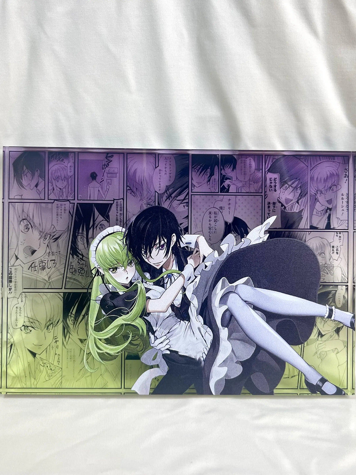Code Geass Panel AniPanel Manga Art- Code Geass: C.C & Lelouch – AniPanels