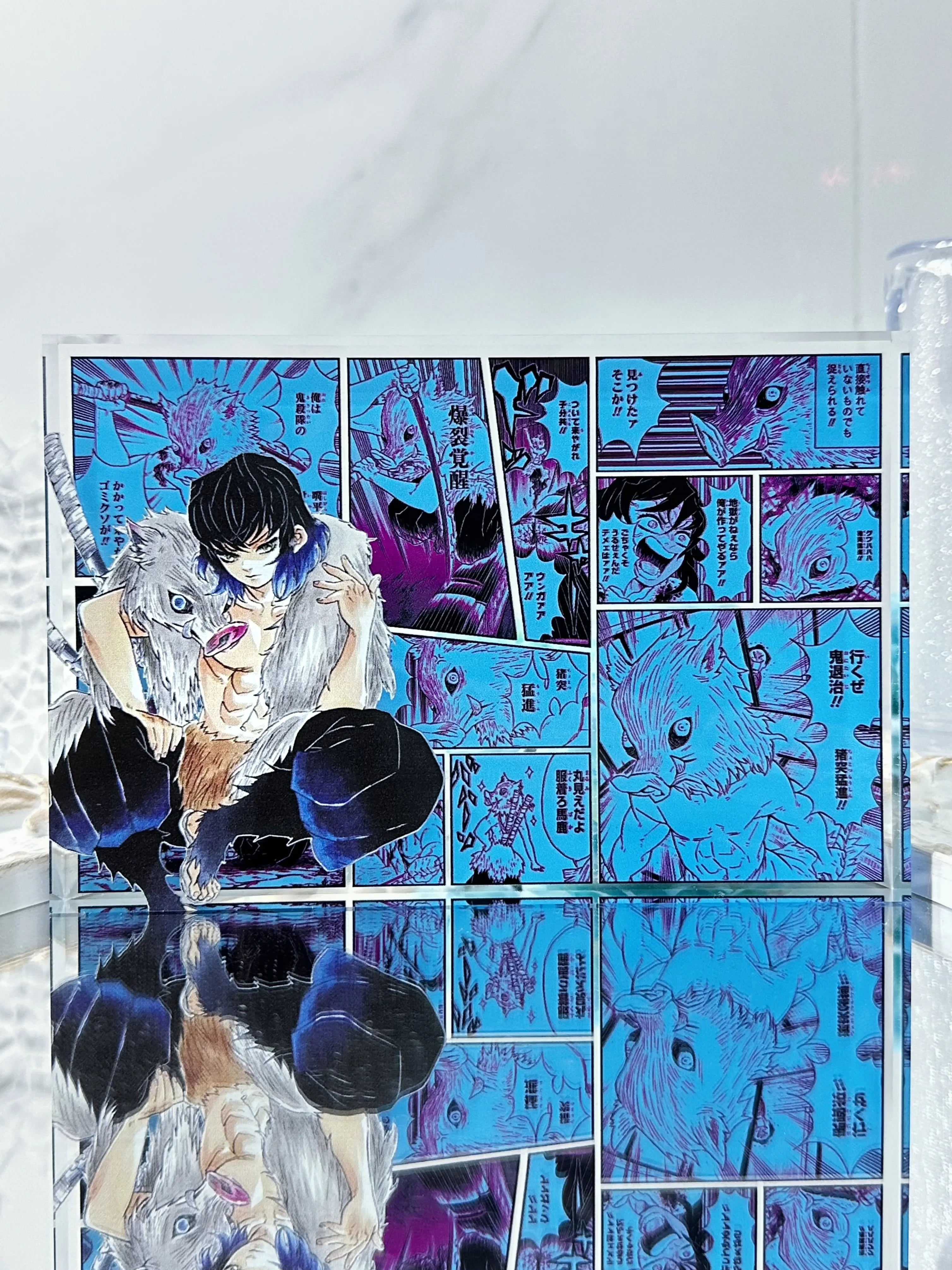 AniPanel Manga Art - Demon Slayer: Inosuke Hashibira – AniPanels