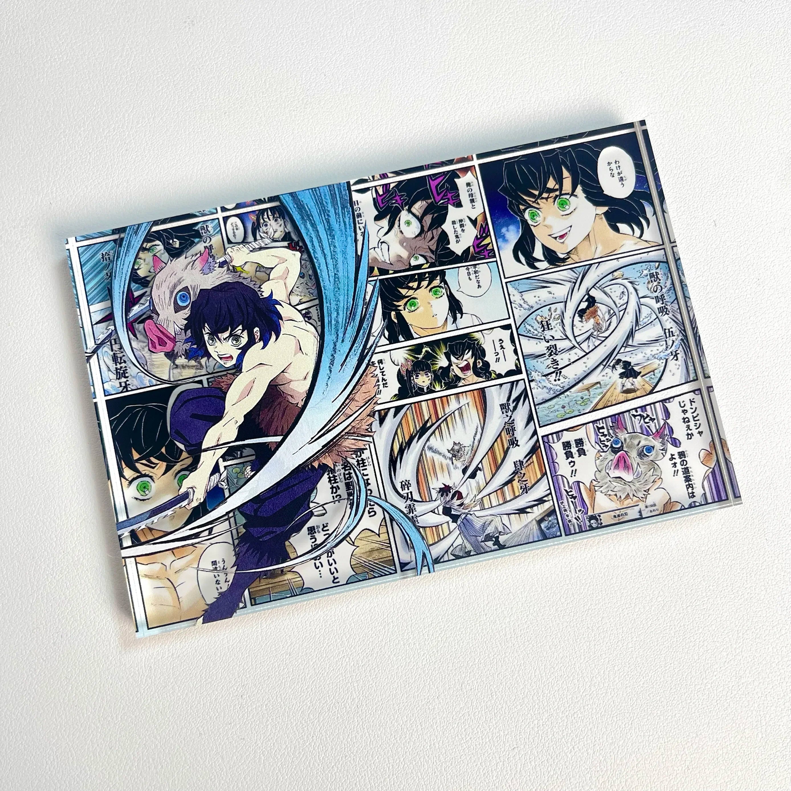 AniPanel Manga Art- Demon Slayer: Inosuke Hashibira – AniPanels