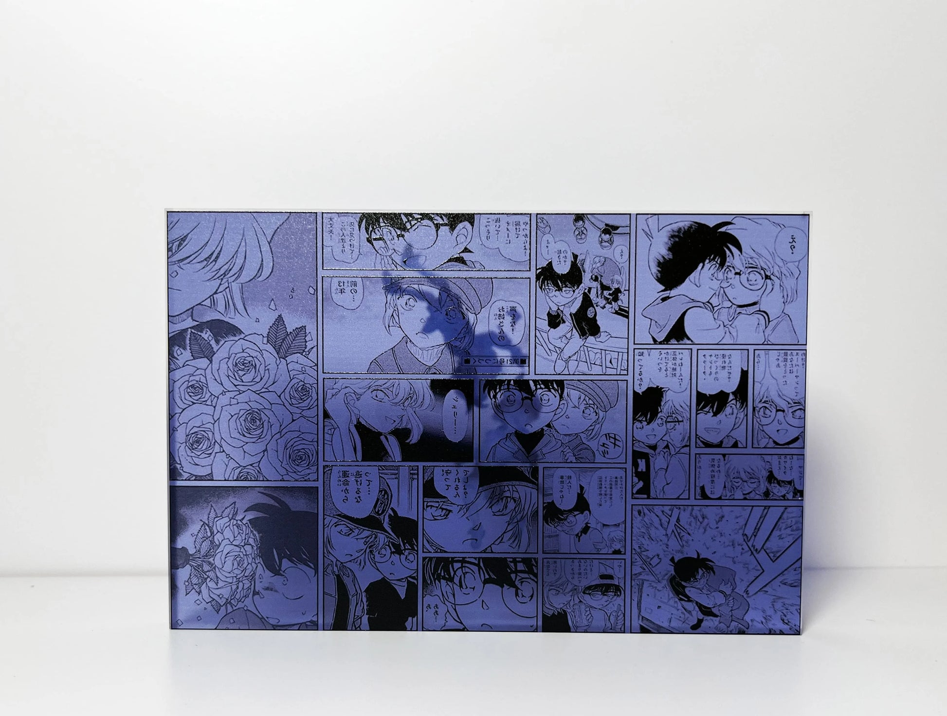 AniPanel Manga Art - Detective Conan: Ai Haibara & Shinichi Kudo anime gift