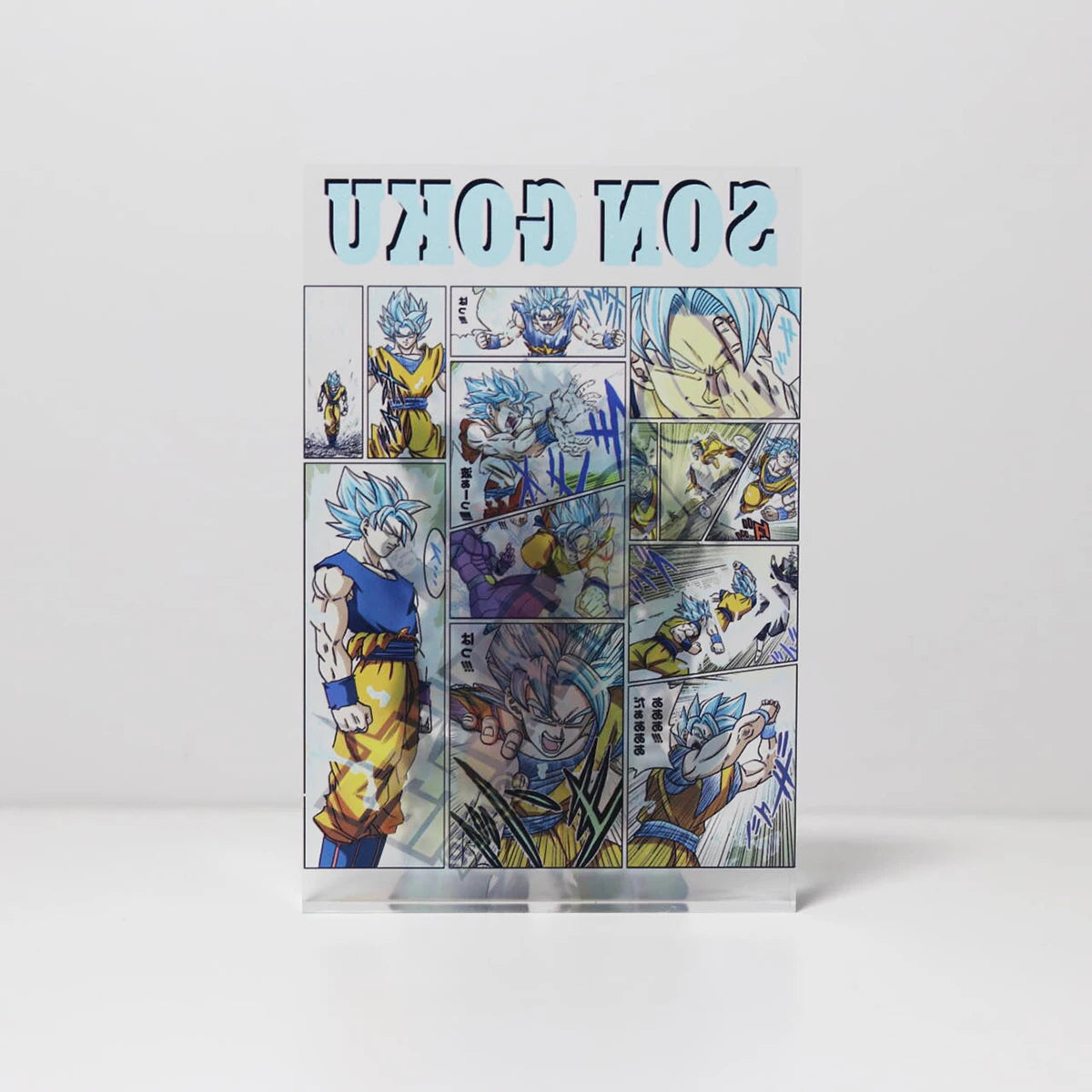 AniPanel Manga Art - Dragon Ball Super: Goku Super Saiyan Blue anime gift
