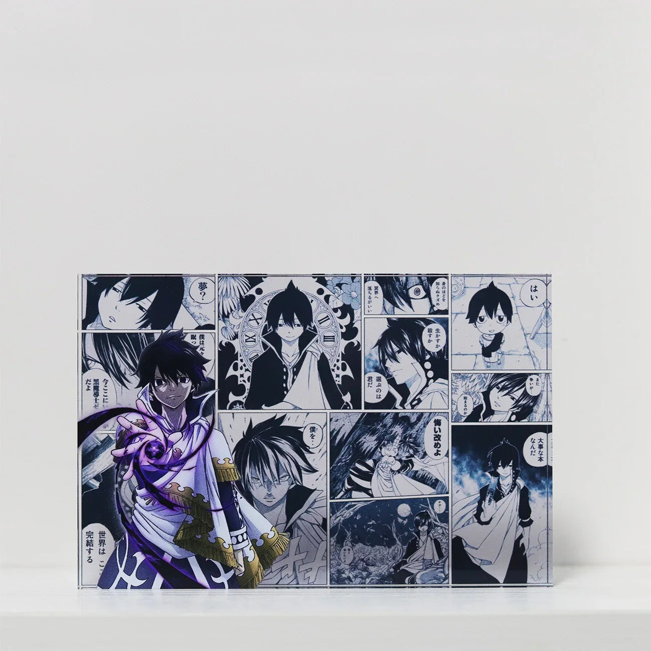 AniPanel Manga Art- Fairy Tail: Zeref Dragneel anime gift