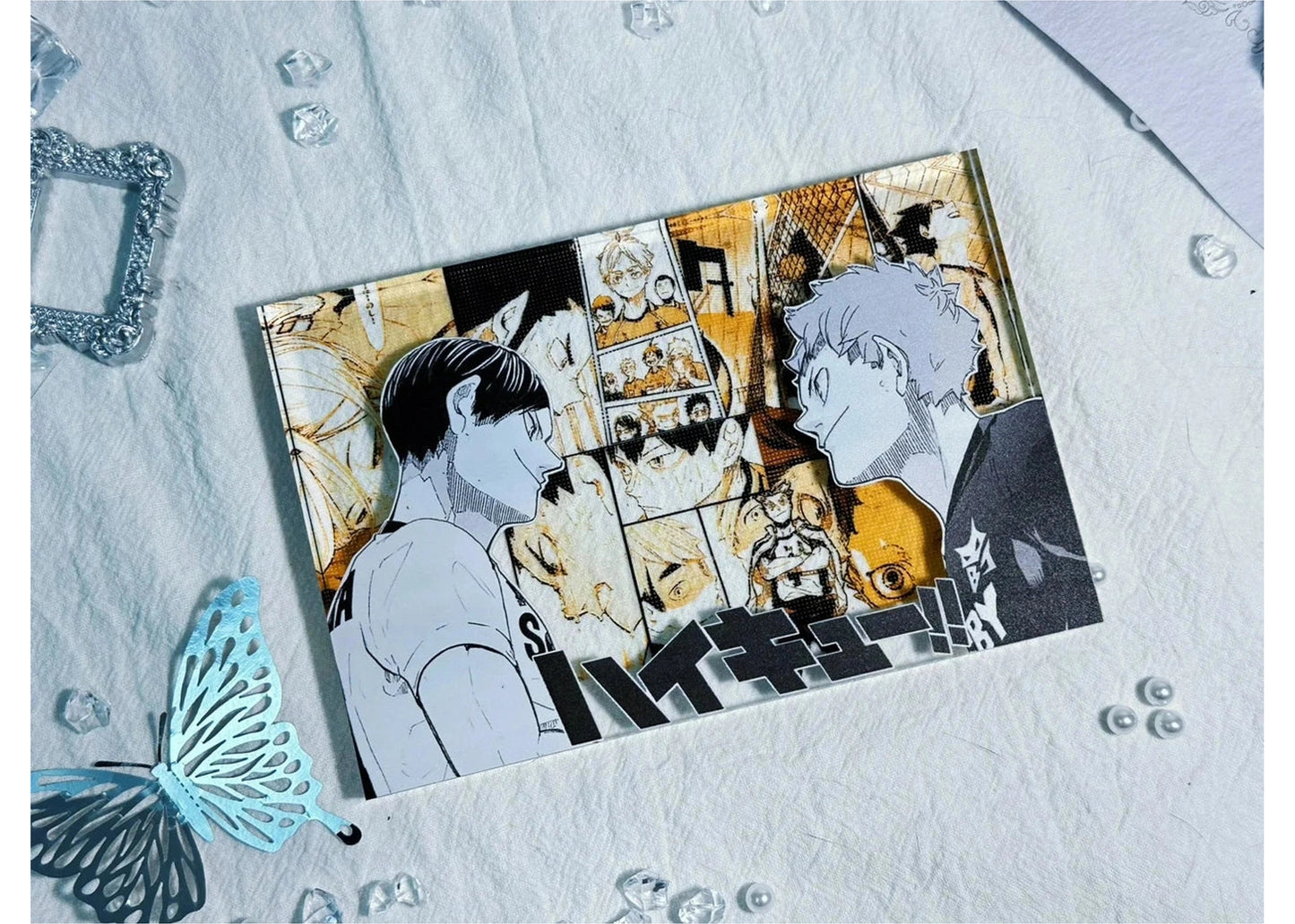 A Cool Anime Gift, AniPanel Manga Art - Haikyuu!!: Hinata Shoyo & Tobio Kageyama 2