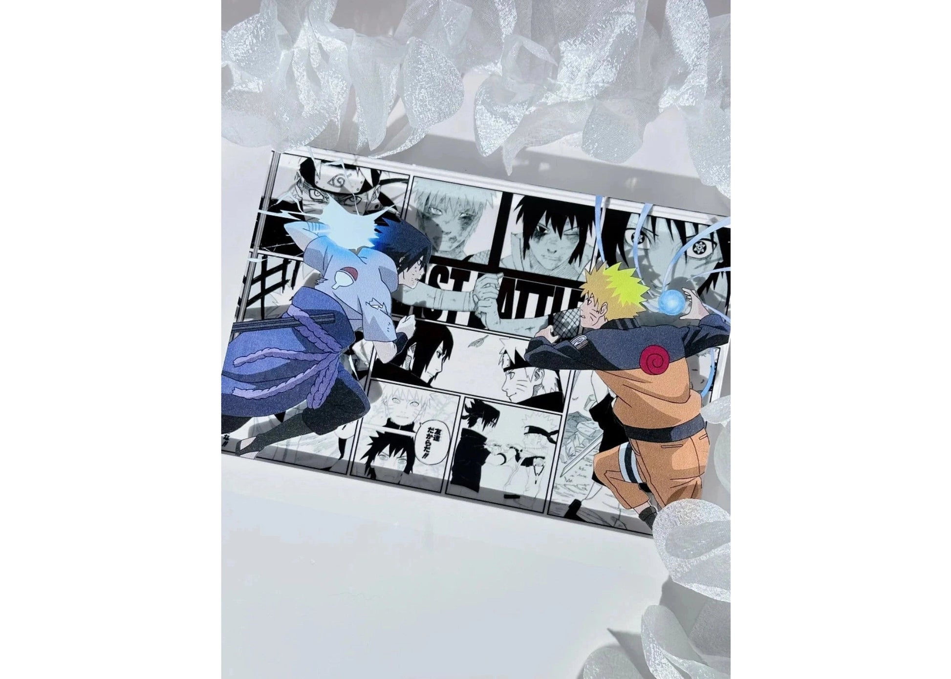 A Cool Anime Gift, AniPanel Manga Art - Naruto : Naruto & Sasuke The Final Valley