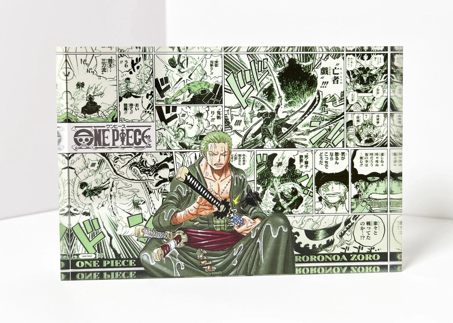 AniPanel Manga Art - One Piece: Rorona Zoro anime gift