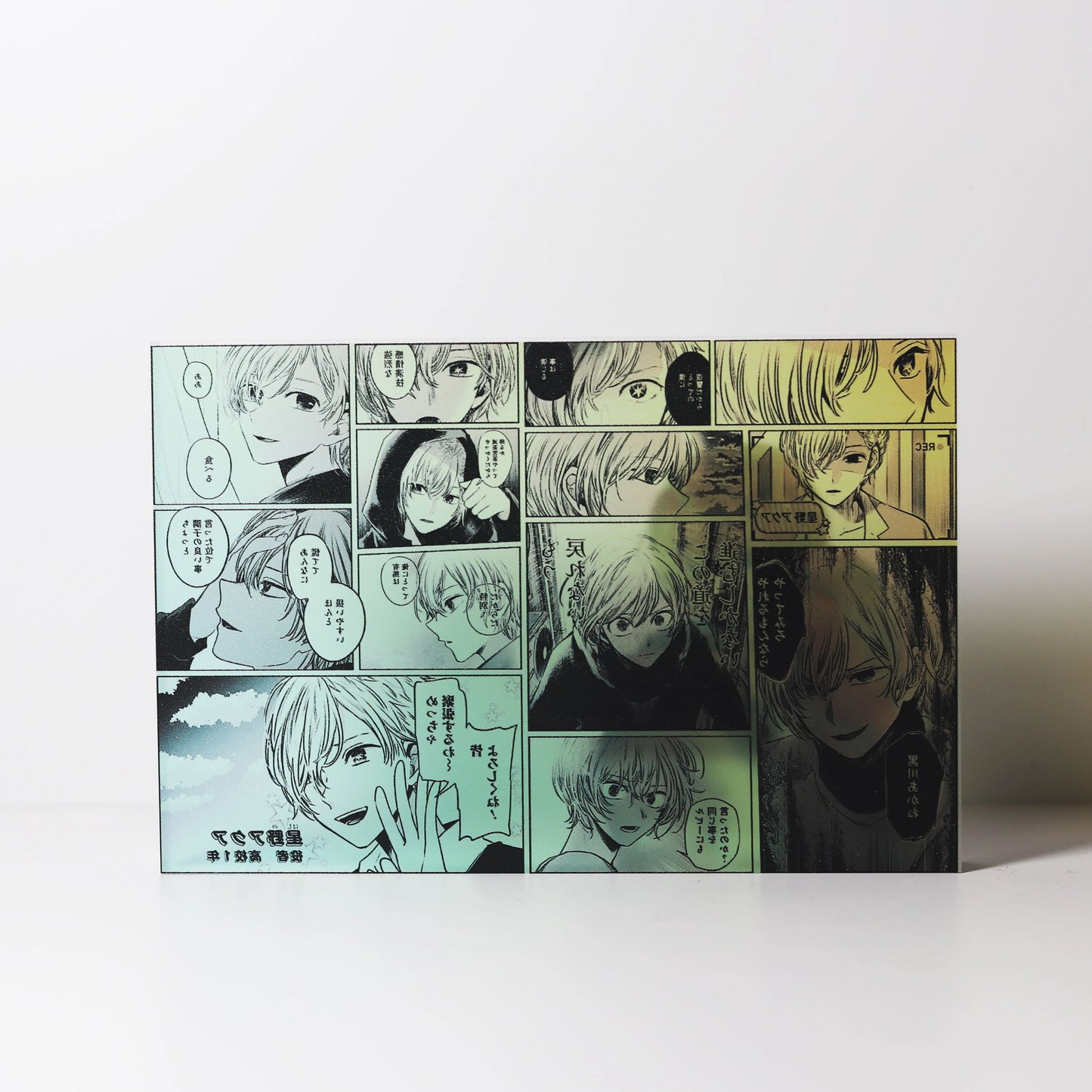 AniPanel Manga Art - Oshi no Ko Acrylic Prism: Aqua Hoshino anime gift