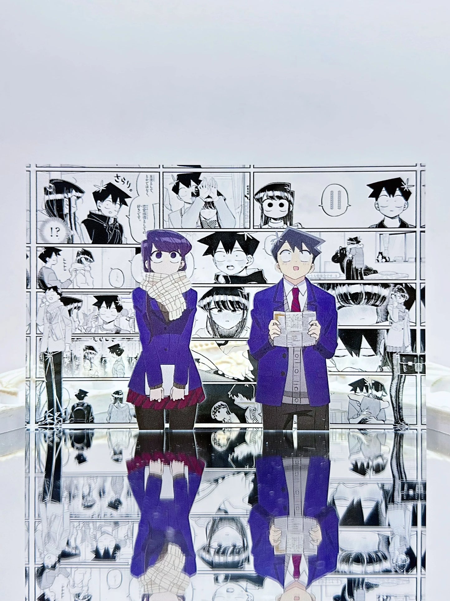 AniPanel Manga Art - Komi Can't Communicate: Komi Shouko & Tadano Hitohito