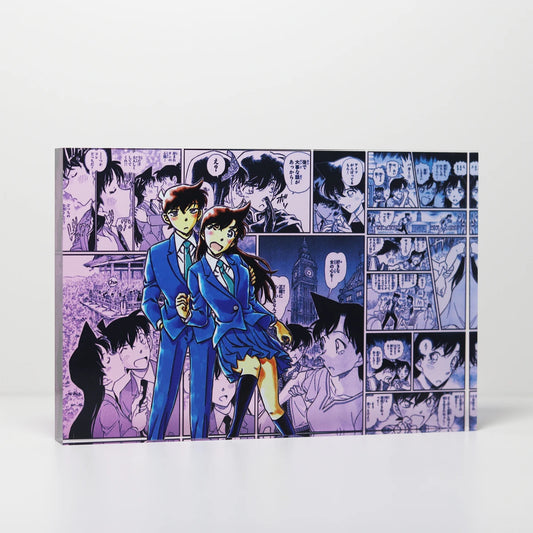 AniPanel Manga Art - Detective Conan: Shinichi Kudo and Ran Mouri